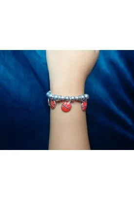 Basketball Charm Bracelet