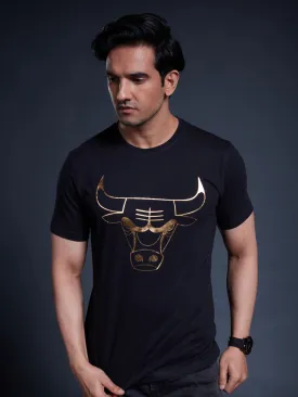 Chicago Bulls Gold Foil T-shirt