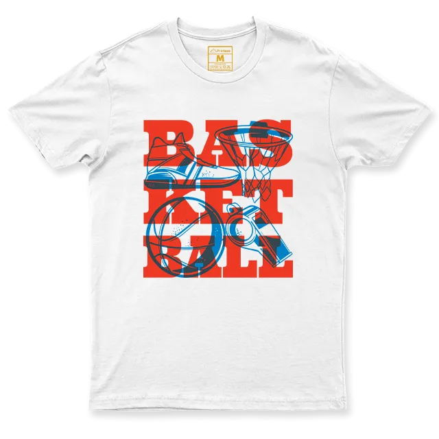 Drifit Shirt: Basketball Icons