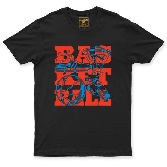 Drifit Shirt: Basketball Icons
