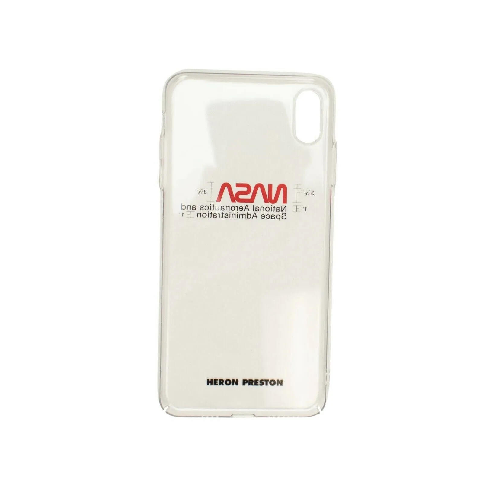 Heron Preston Nasa Iphone Xs Max Case - Clear