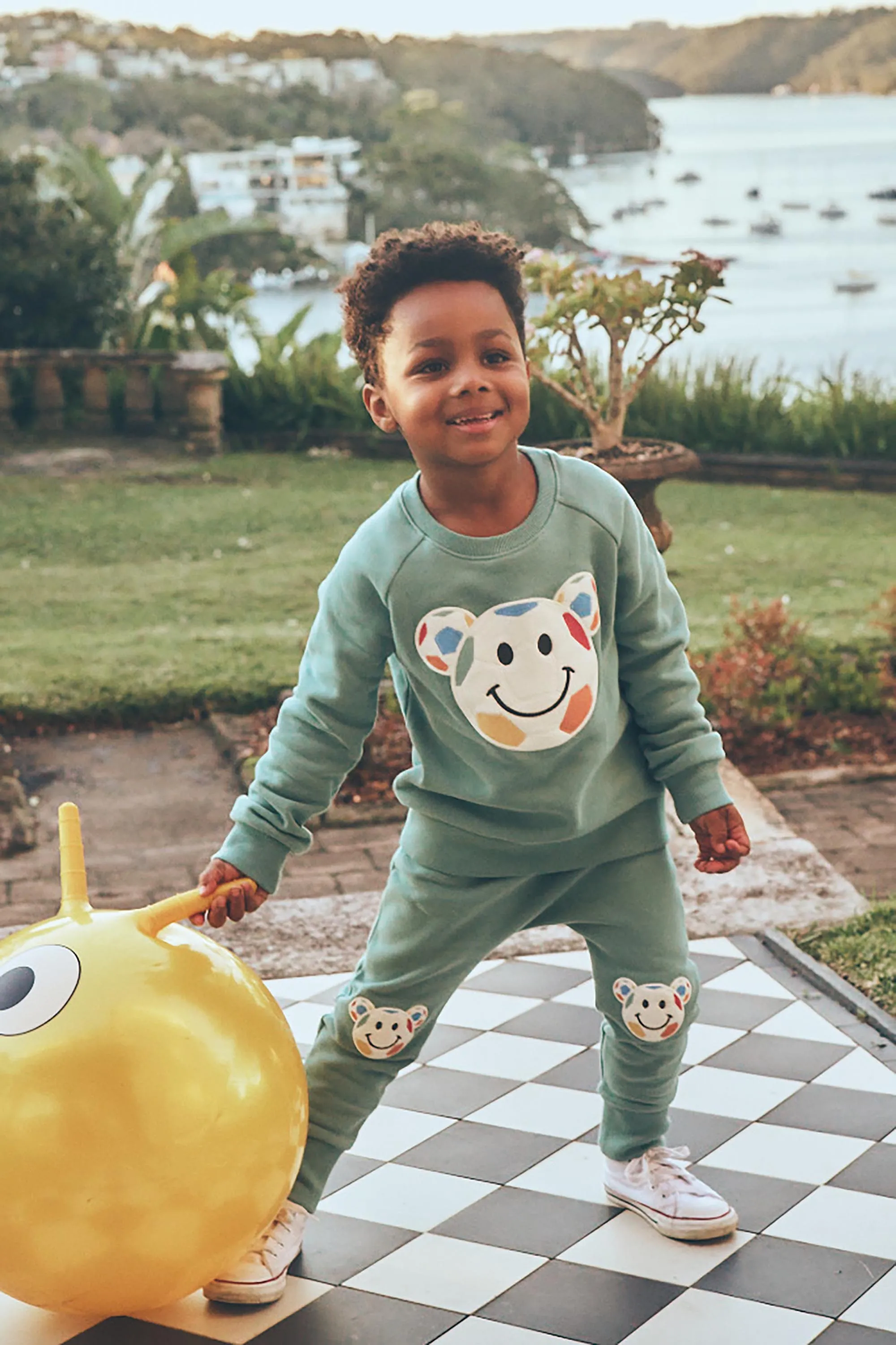 Huxbaby Smiley Soccer Sweatshirt