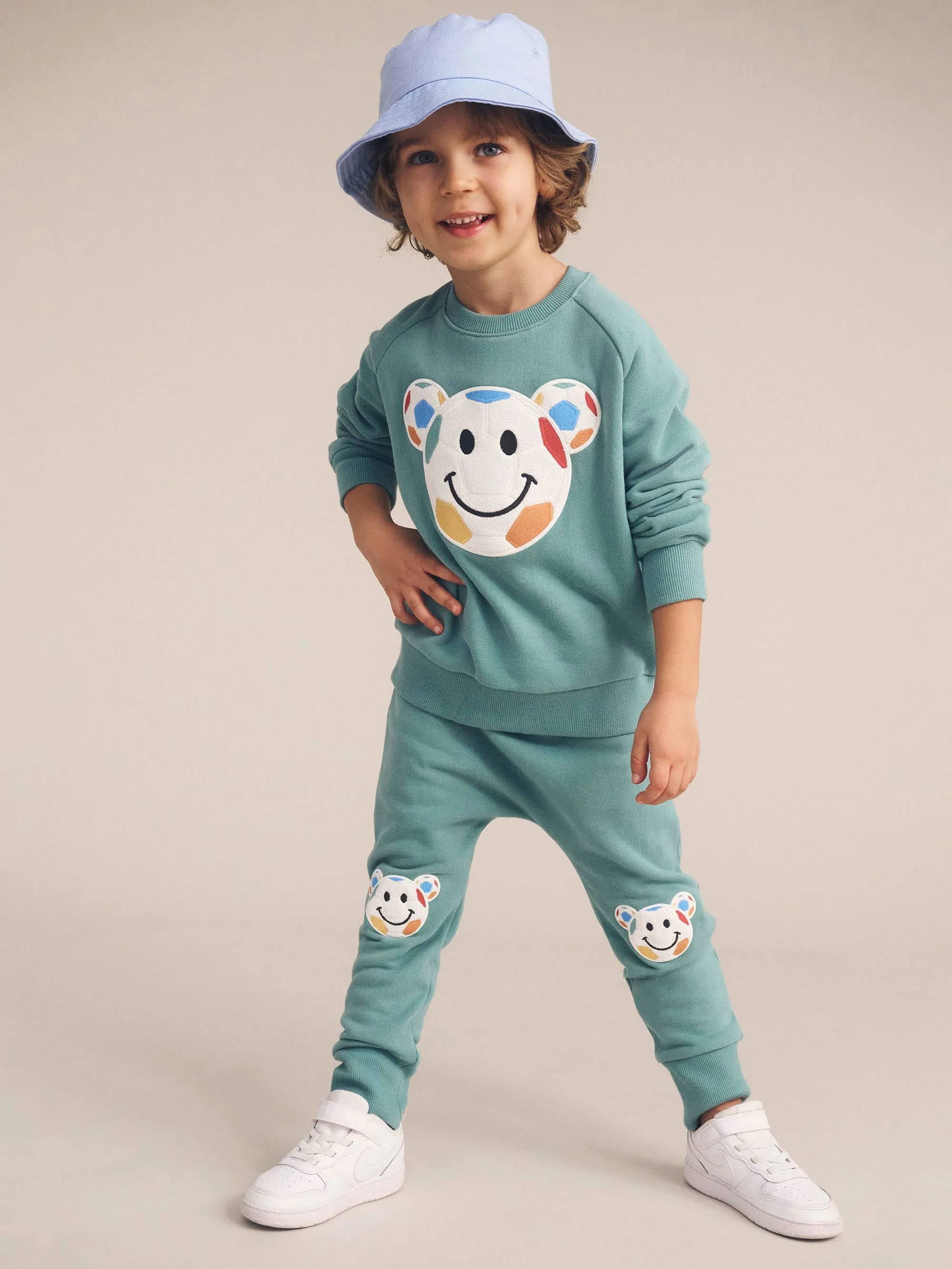 Huxbaby Smiley Soccer Sweatshirt
