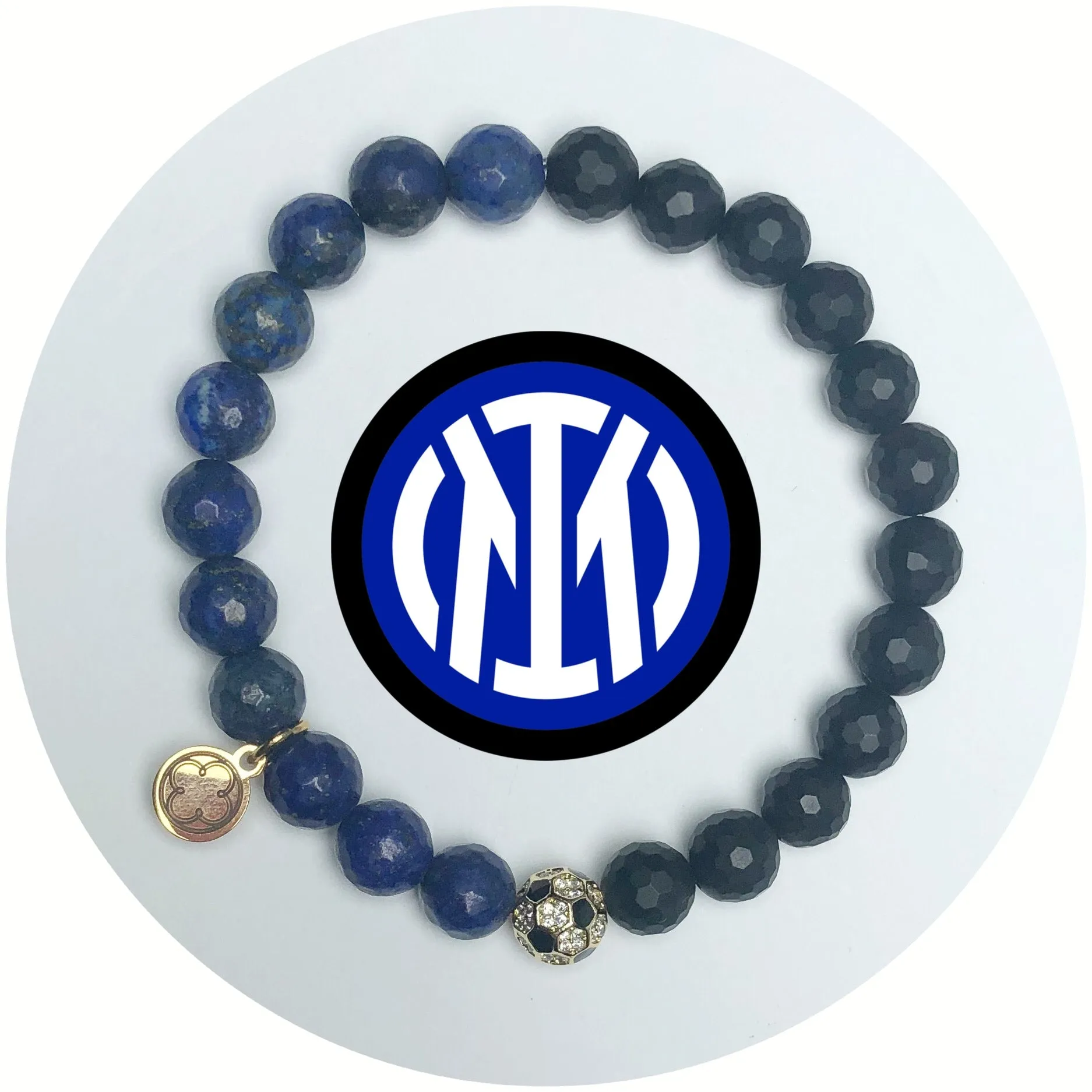 Inter Milan Mens Lapis and Matte Black Onyx with Pav Soccer Ball