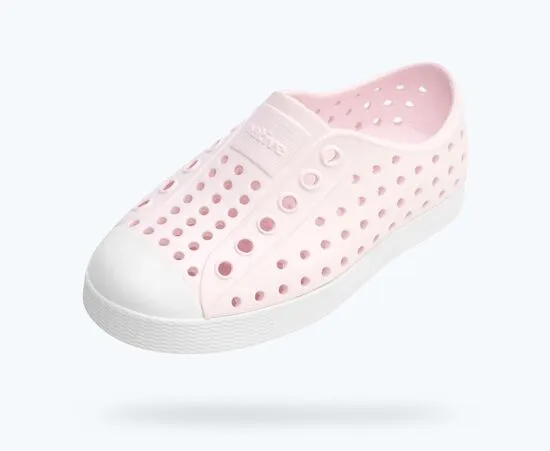 Jefferson Shoe - Milk Pink/Shell White by Native Shoes