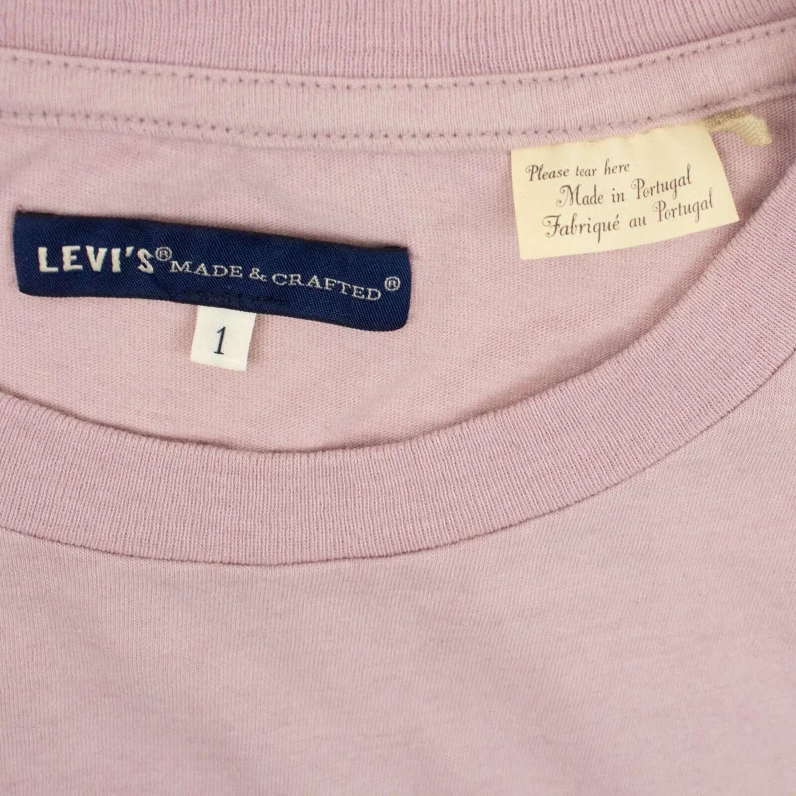Levi'S Made & Crafted Retro Logo T-Shirt - Pink