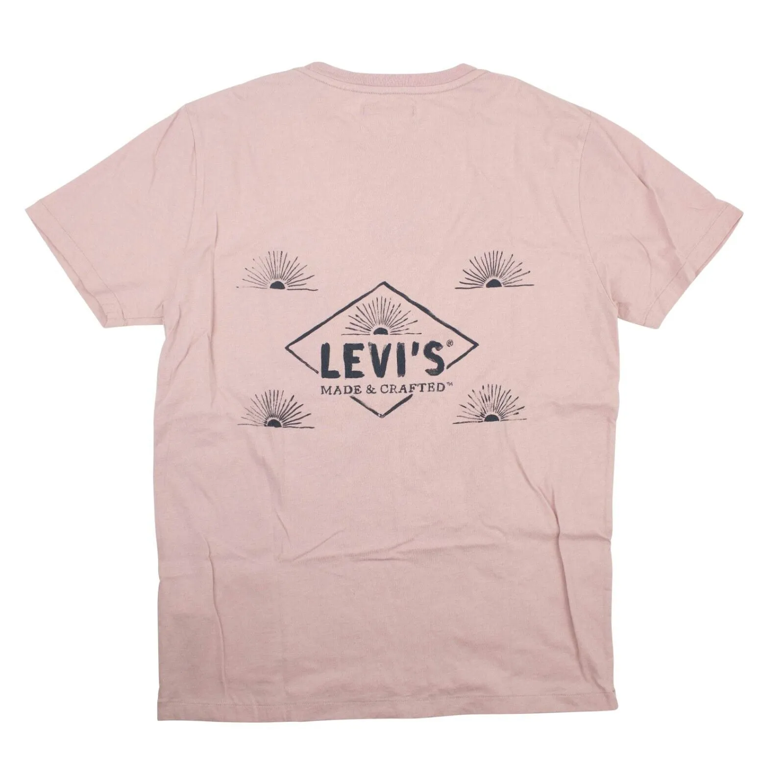 Levi'S Made & Crafted Retro Logo T-Shirt - Pink