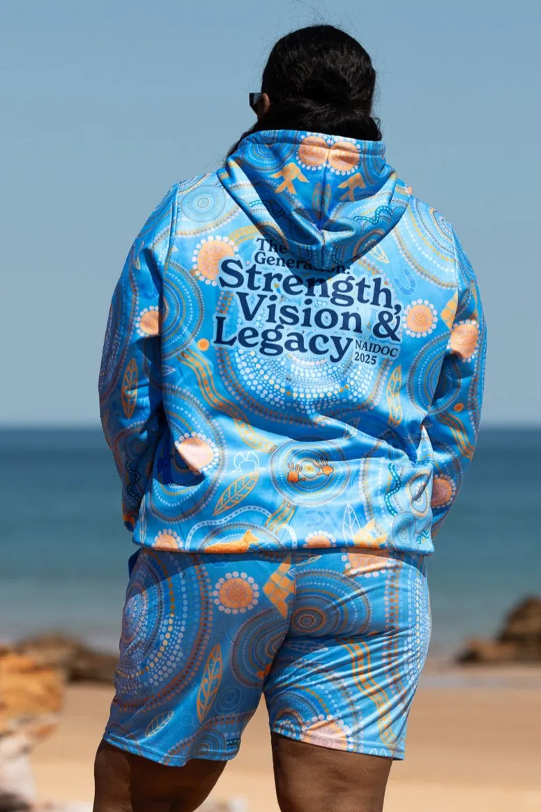 Never Stop the Dreaming - NAIDOC 2025 Unisex Shorts