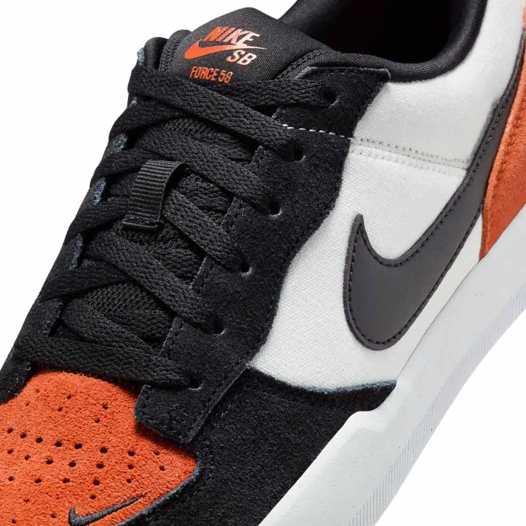 NIKE SB FORCE 58 - WHITE/BLACK-COSMIC CLAY-WHITE