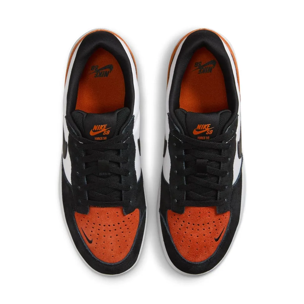 NIKE SB FORCE 58 - WHITE/BLACK-COSMIC CLAY-WHITE