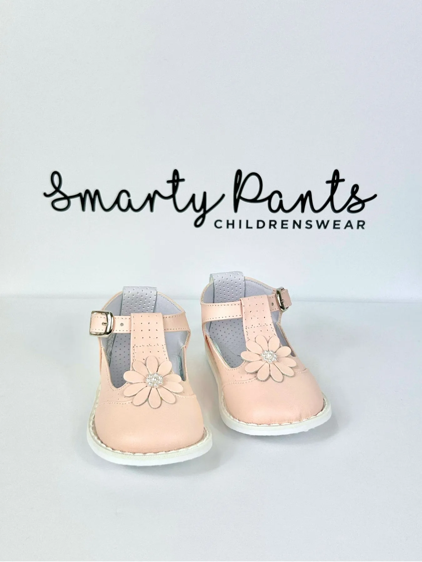 Pex Girls 'Maeve' Pink Flower Shoes