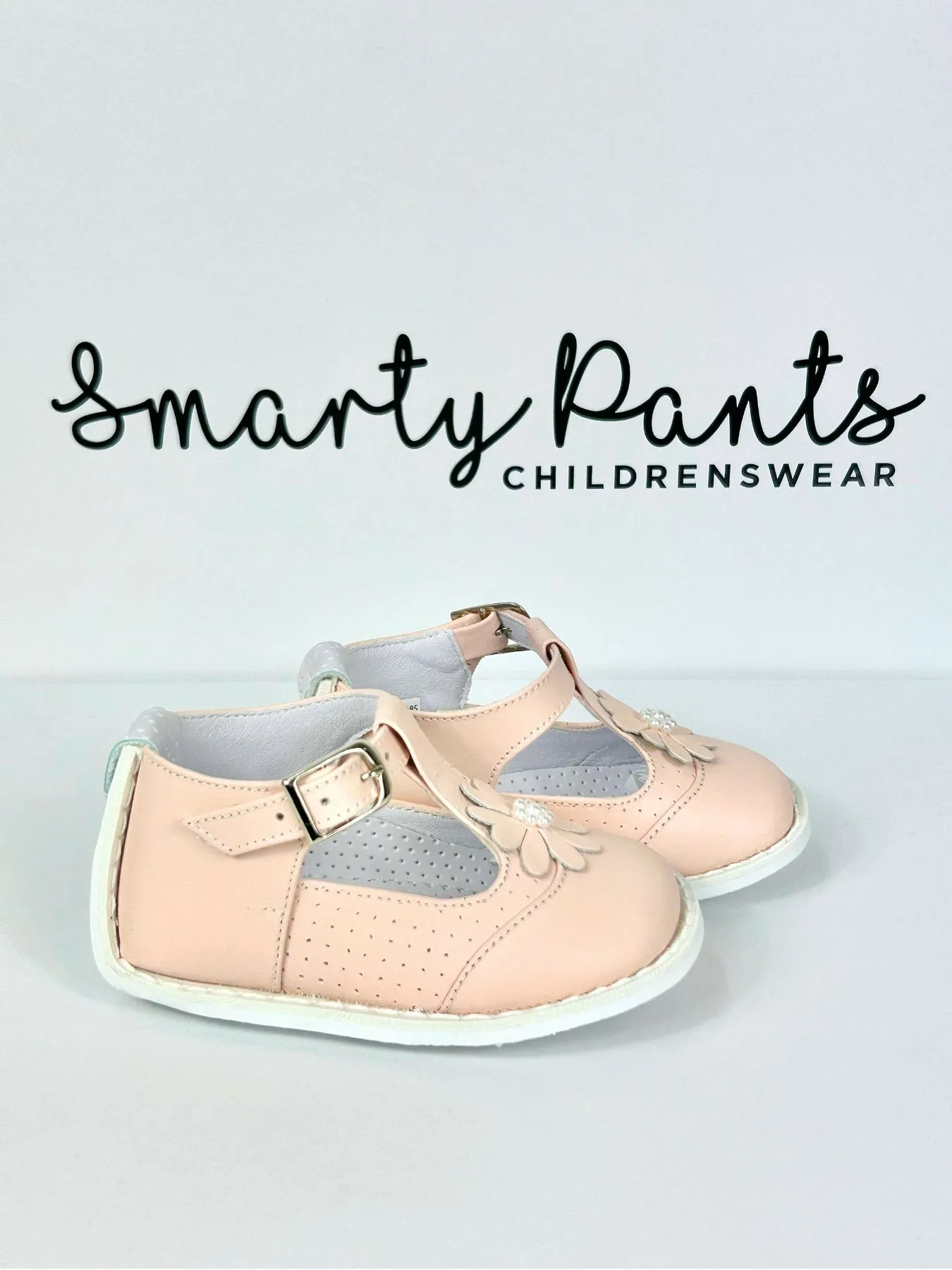 Pex Girls 'Maeve' Pink Flower Shoes