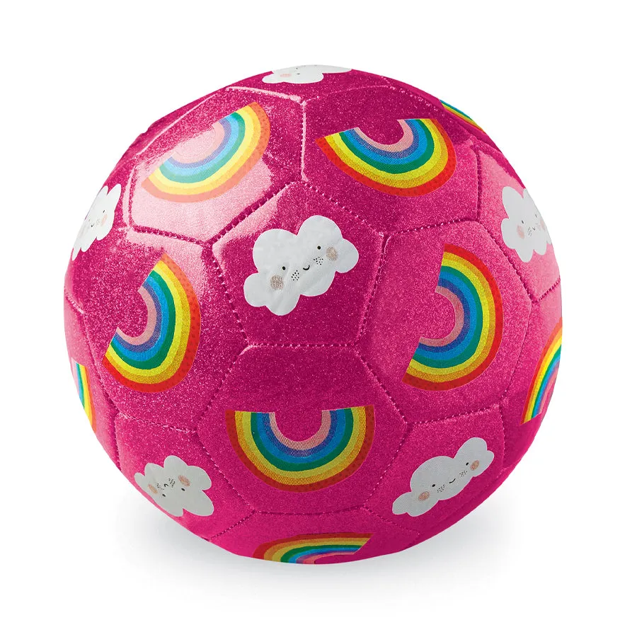 Size 3 Glitter Soccer Ball - Rainbow