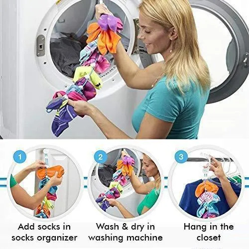 Sock Organizer Laundry Helper